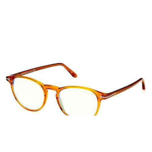 Tom Ford FT5803-B-041-51 Yellow Blue Light Eyeglasses
