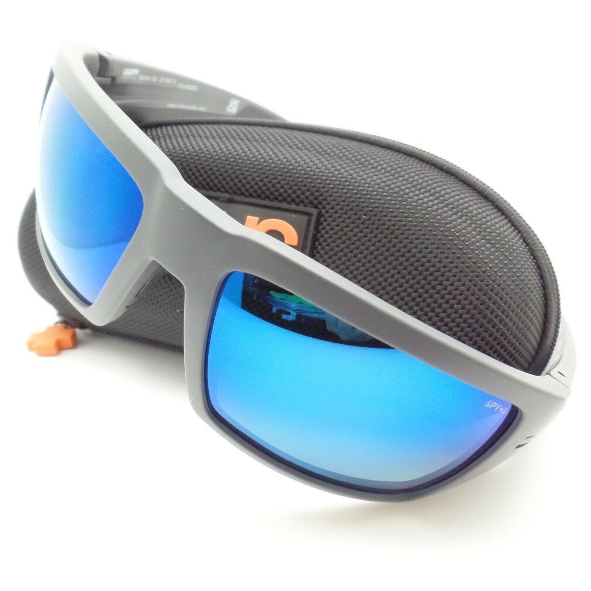 Spy Optics Rebar Ansi Matte Gunmetal Ice Blue Polarized Sunglasses