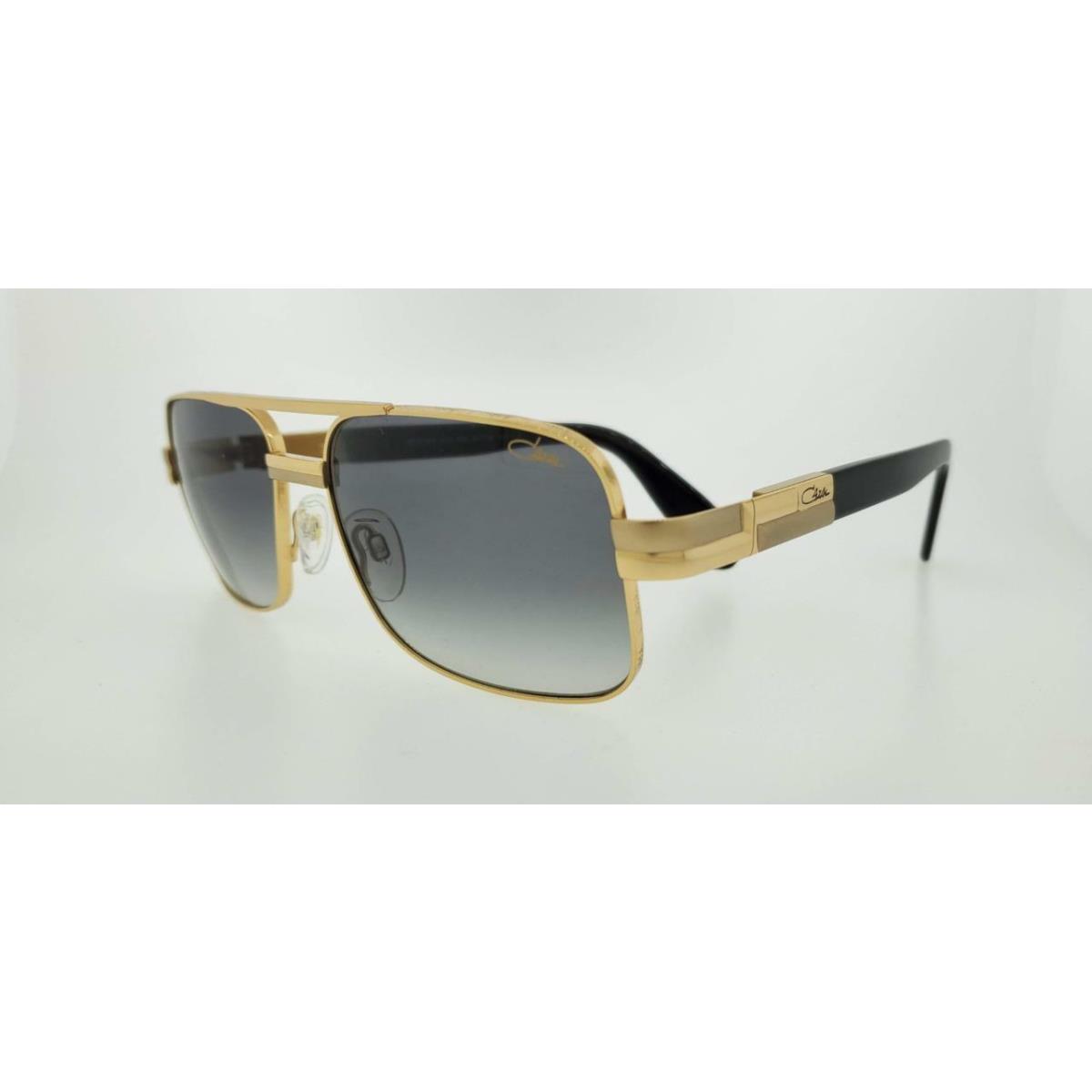 Cazal Sunglasses 988 003 57MM Gold Frame with Grey Gradient Lenses