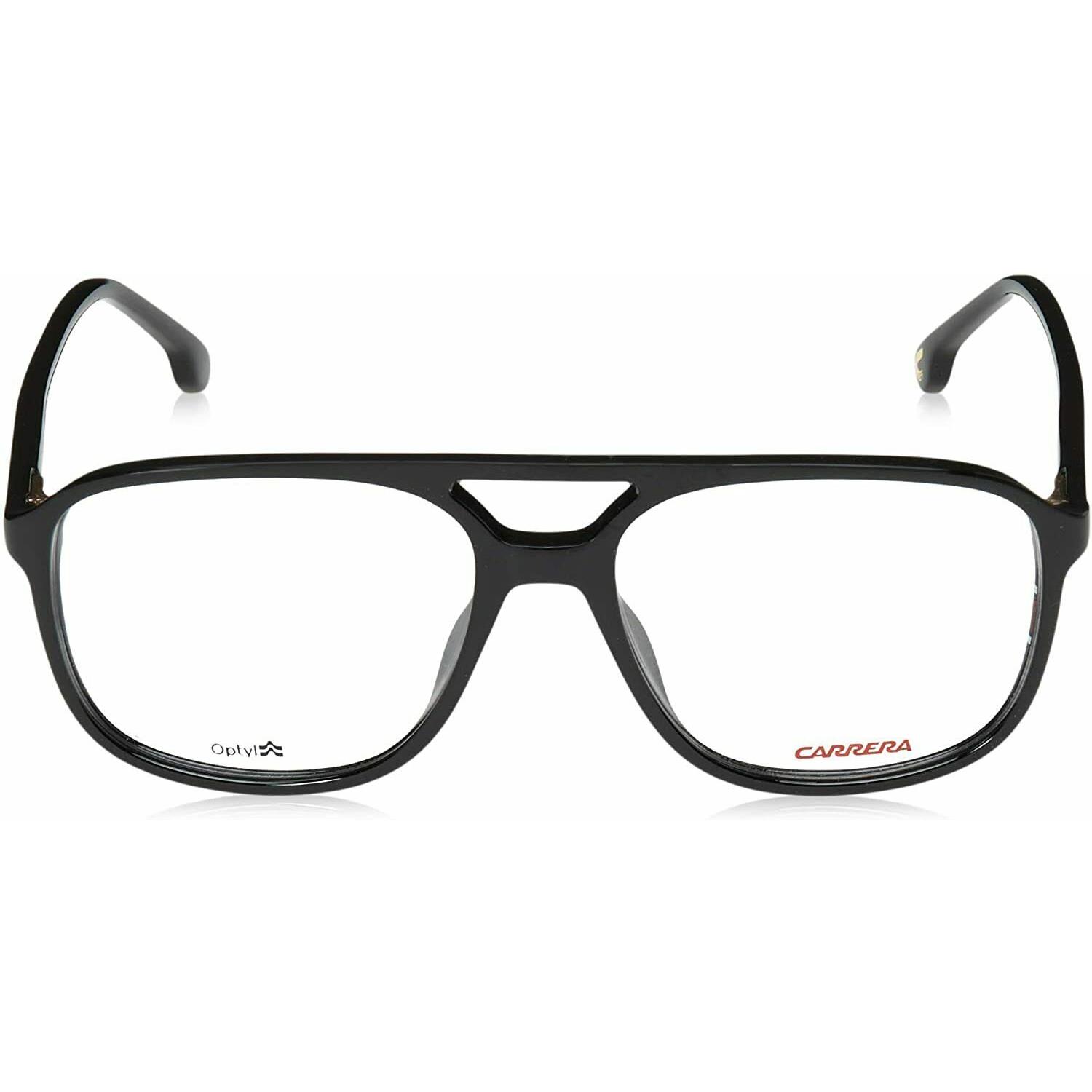 Carrera 176 0807 807 Eyeglasses Black Demo Lens Men`s Optical Frame ...