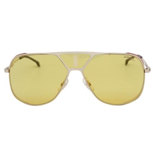 New Authentic Carrera Lens3s J5G ET Gold Yellow Men's Special Edition Sunglasses 