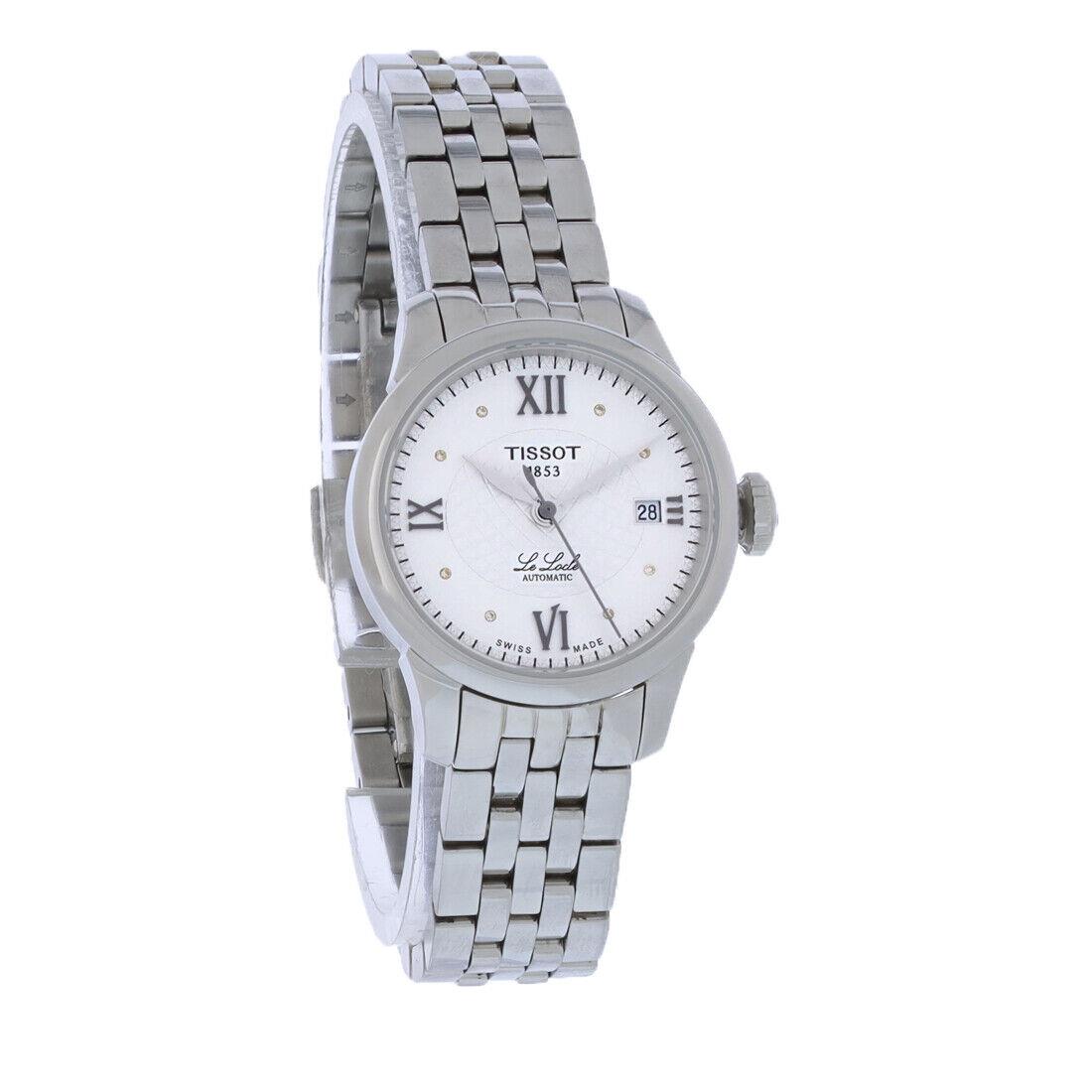 Tissot Le Locle Diamond Ladies Silver Dial Automatic Watch T41.1.183.16