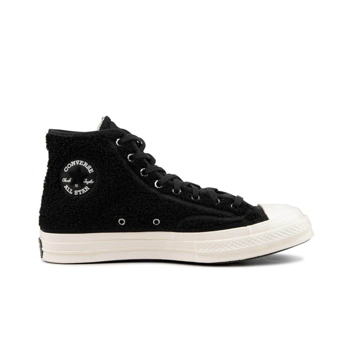 Converse Chuck 70 Sherpa 172005C Unisex Black/white Athletic Sneaker Shoes HS499 3.5