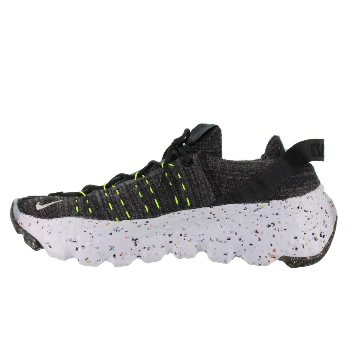 Nike Men`s Space Hippie 04 Black/grey Running Shoes Multiple Size - Black, Grey, Volt, White
