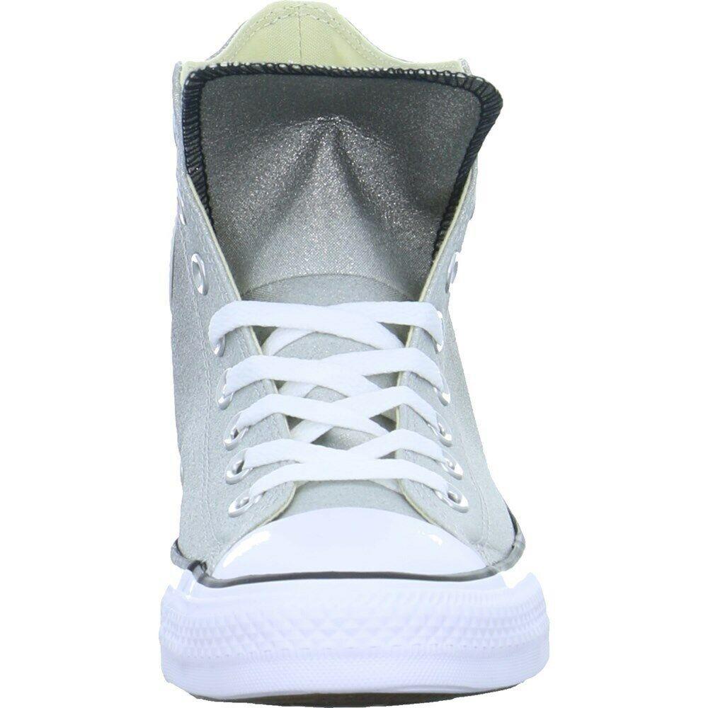 grey converse high tops size 4