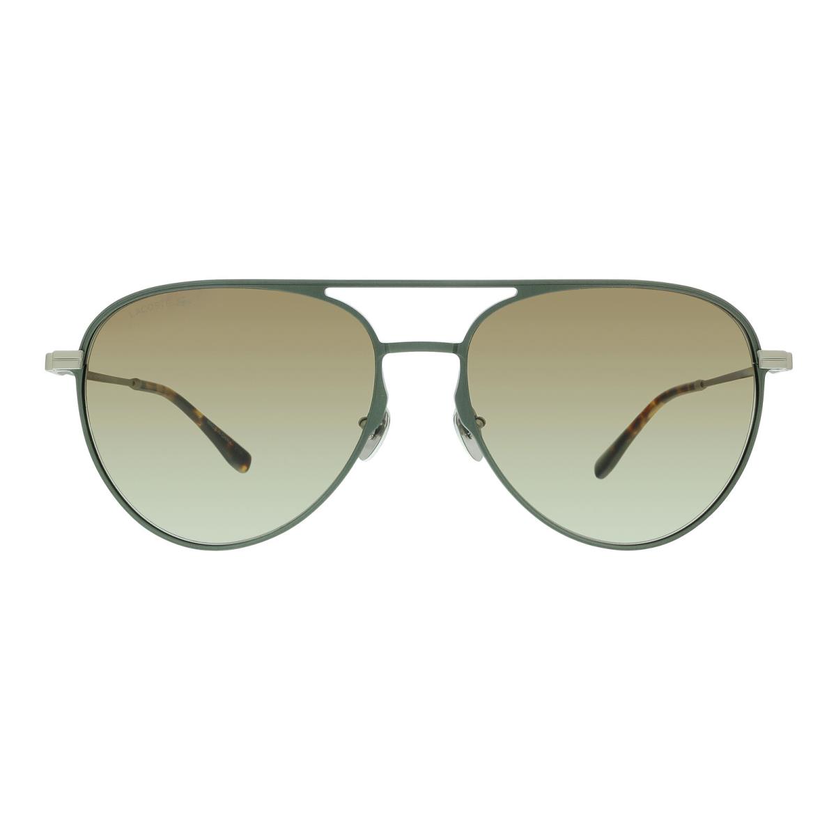 Lacoste L243SE 317 Khaki Aviator Sunglasses