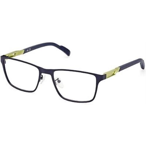 Adidas Sport SP5021 Matte Blue 091 Eyeglasses