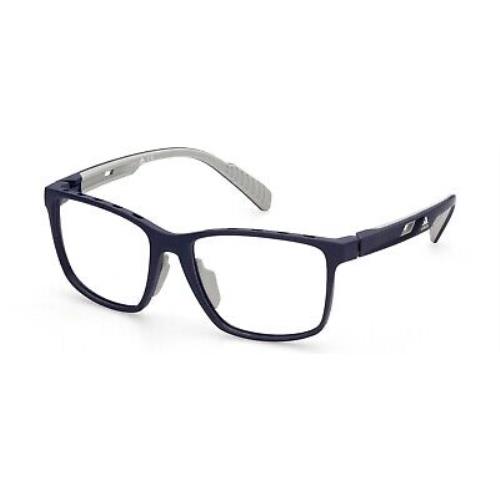 Adidas Sport SP5008 Matte Blue 091 Eyeglasses