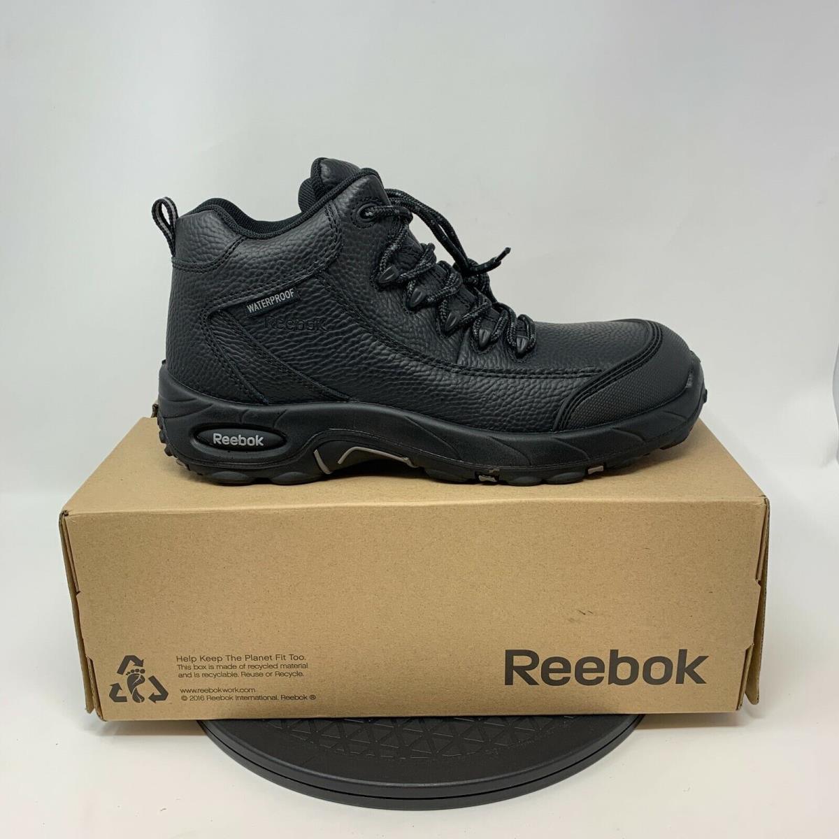 Reebok Hiking Boots Womens Sz 10 Wide Shoes Waterproof Tiahawk Safety Toe Black