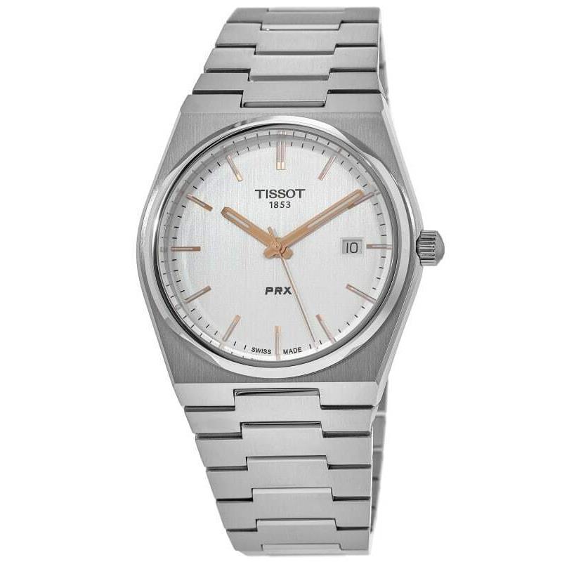 Tissot Prx Quartz Silver Dial Steel Men`s Watch T137.410.11.031.00