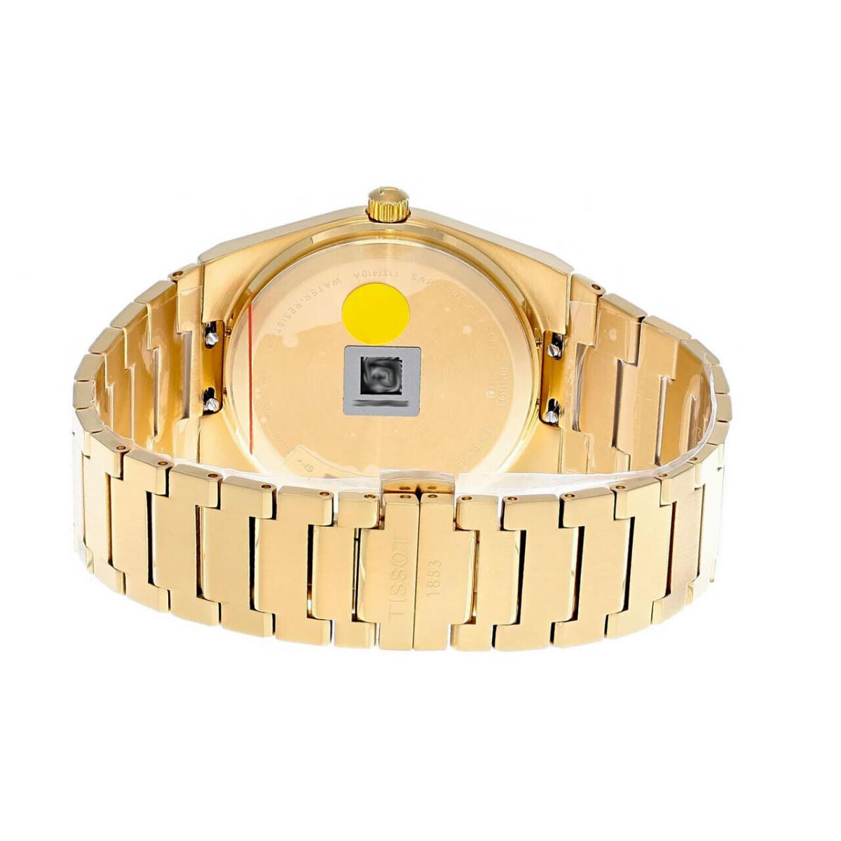 Tissot watch PRX - Dial: Gold, Band: Yellow Gold 1N14, Bezel: Gold