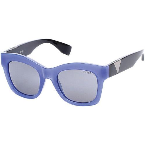 Guess Sunglasses GU 7454 90A Blue Black / Gray 51 mm GU7454