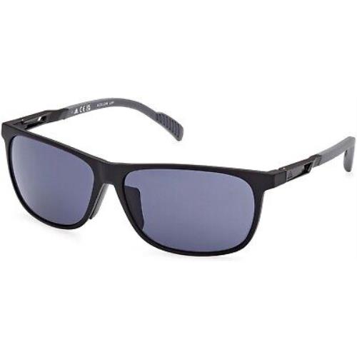 Adidas Sport SP0061 Matte Black Smoke 02A Sunglasses