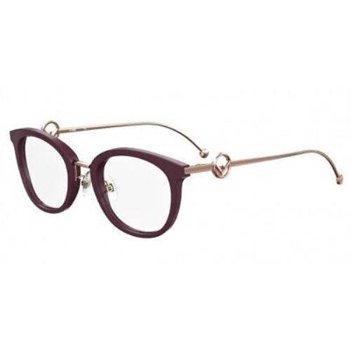 Fendi FF0426F-LHF-51 NO Case Burgundy Eyeglasses - Frame: Burgundy