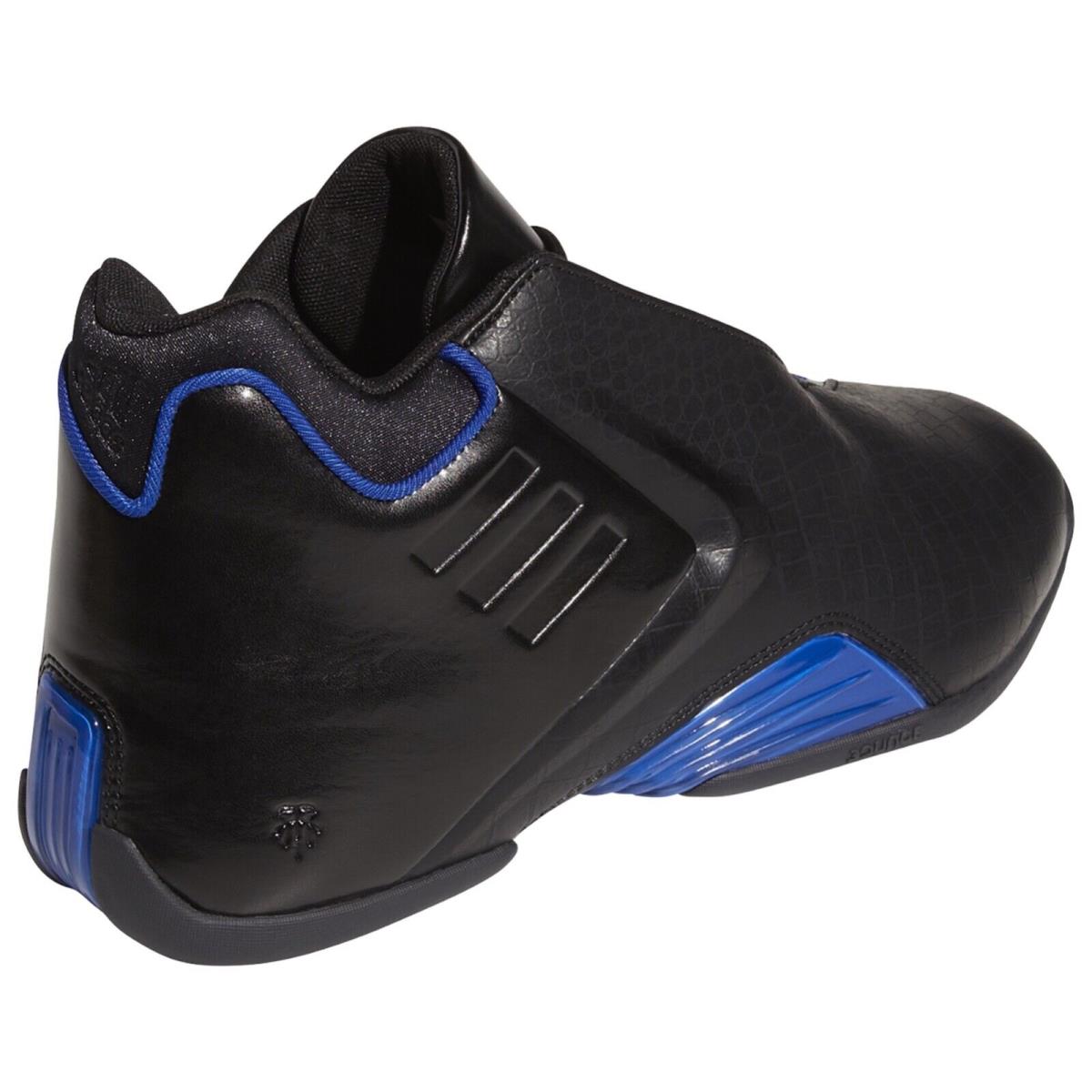 adidas black and blue basketball shoes