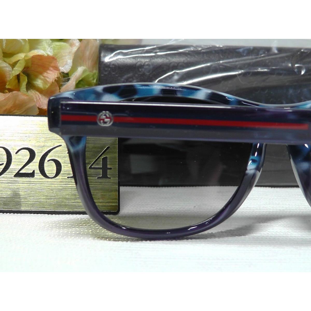 Gucci sunglasses  - Havana Blue Frame, Gray Lens 3