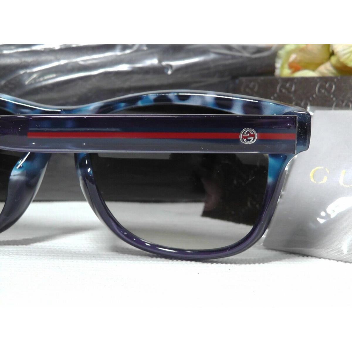 Gucci sunglasses  - Havana Blue Frame, Gray Lens 8
