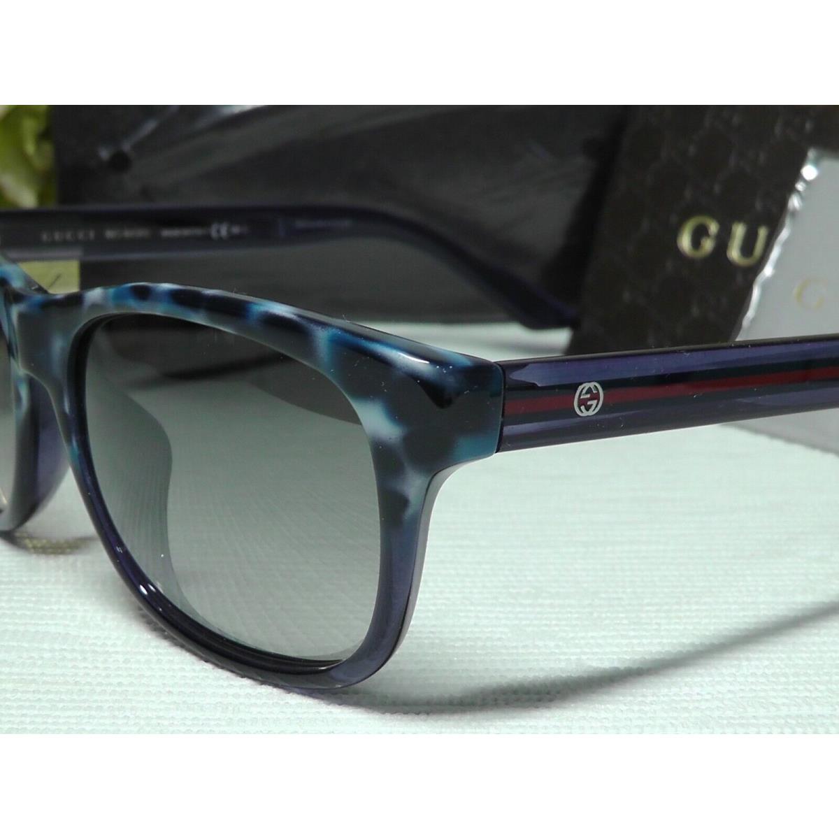 Gucci sunglasses  - Havana Blue Frame, Gray Lens 0