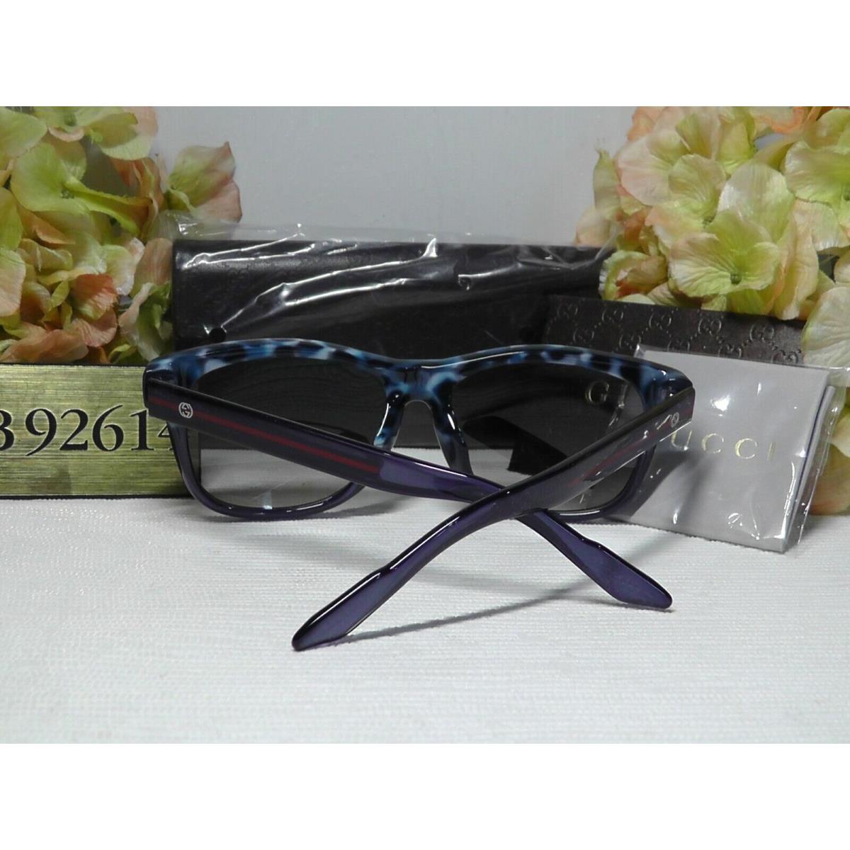 Gucci sunglasses  - Havana Blue Frame, Gray Lens 4