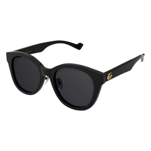 Gucci Round Black 56 mm Women`s Sunglasses GG1 002 SK 001 56