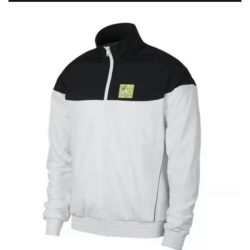 Nike Jordan Tinker Legacy Windbreaker Jacket Men`s Xxl White Black BQ0295-010