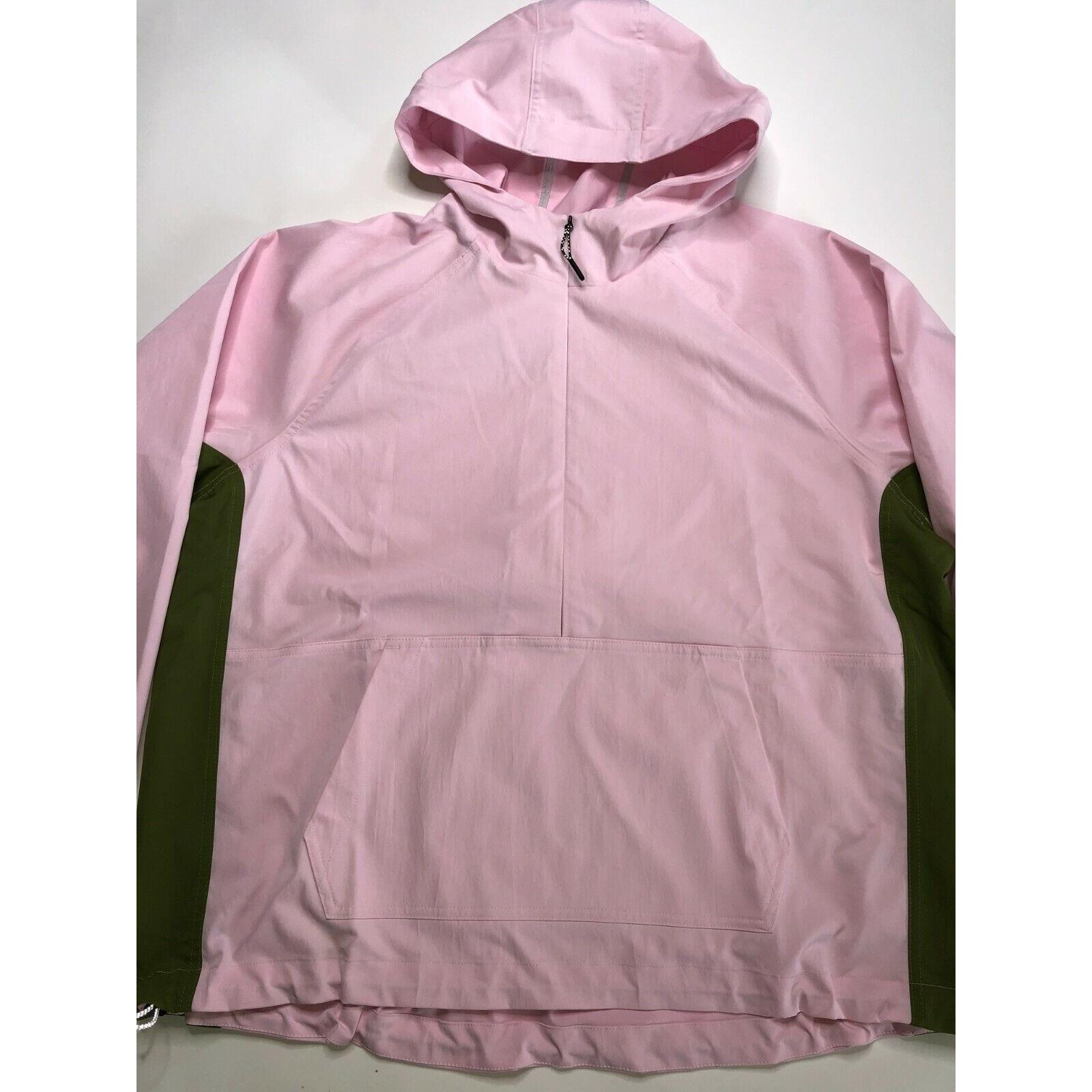 Nike Women`s Pink Foam Repel Anorak Golf Jacket CU9663-663Packable Loose Fit XL