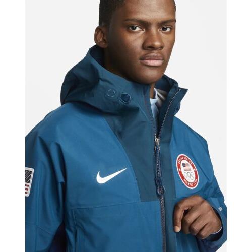 Entrelazamiento brandy Complacer Nike Acg Usa Olympic Chain Of Craters Jacket Blue Goretex Mens Large  DD8845-492 | 883212651679 - Nike clothing ACG - Blue | SporTipTop