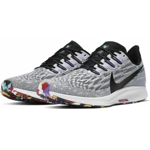 nike air zoom pegasus 36 white black hyper grape