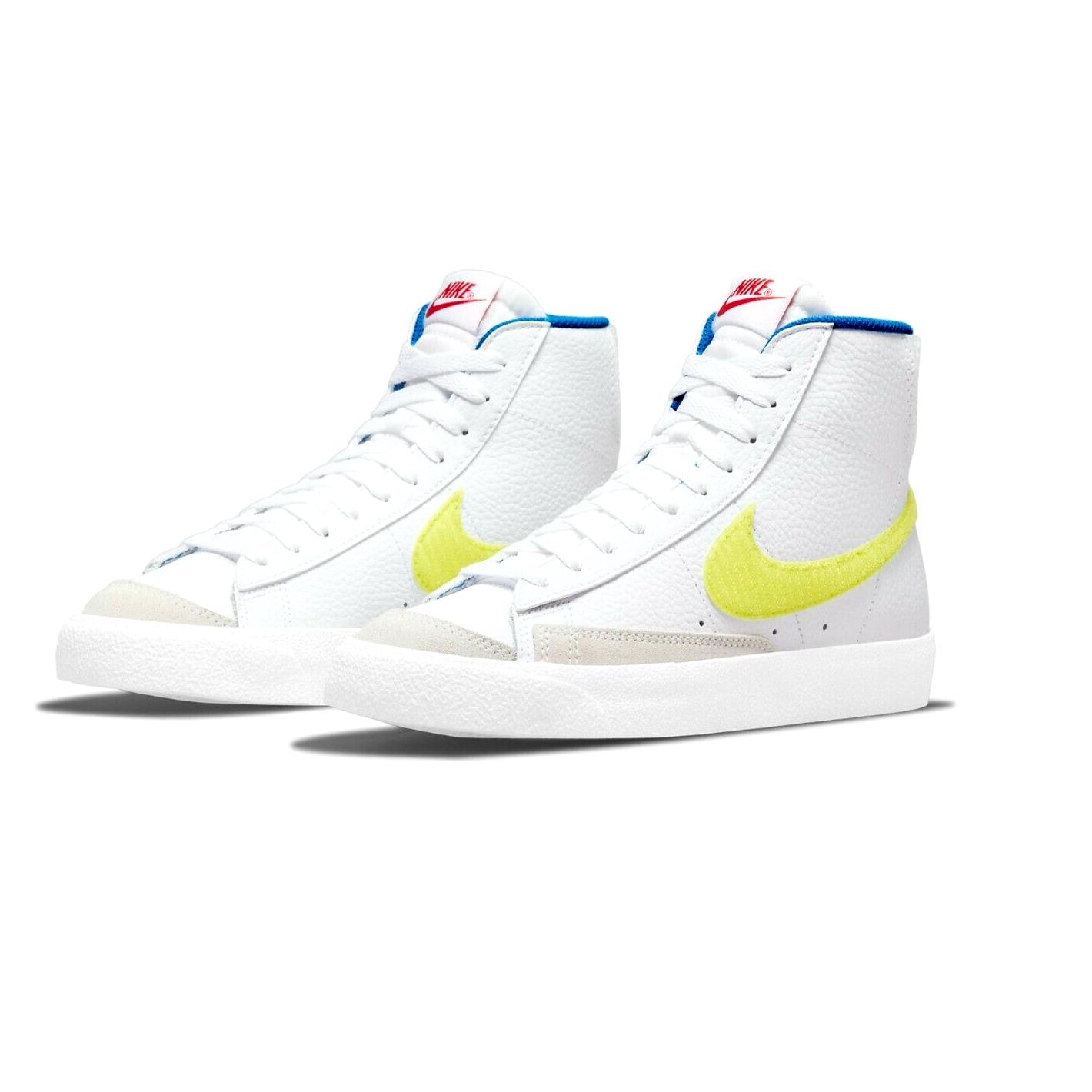 Nike Blazer Mid 77 GS Womens Size 5.5 Sneaker Shoes DQ1042 100 White sz 4Y