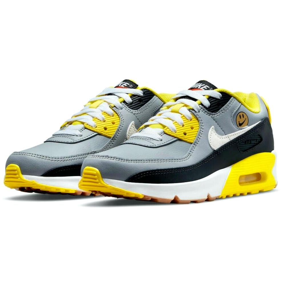 Nike Air Max 90 Ltr GS Womens Size 6 Sneaker Shoes DQ0570 001 Gray sz 4.5Y - Gray