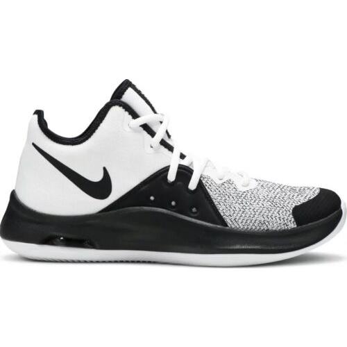 Nike Black White Air Versatile Iii Basketball Shoes Size 13