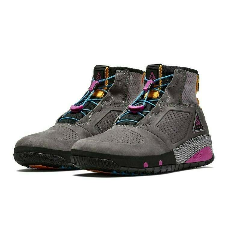 Nike Acg Ruckel Ridge Womens Size 5.5 Sneakers Shoes AQ9333 001 Gunsmoke Grey