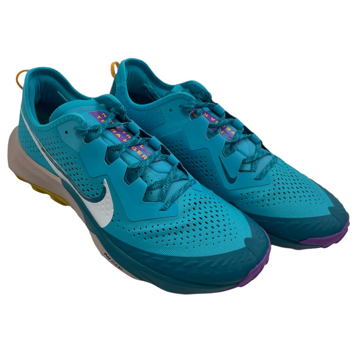 Nike Men`s Air Zoom Terra Kiger 7 Shoes CW6062 400 Turquoise Blue Size 12