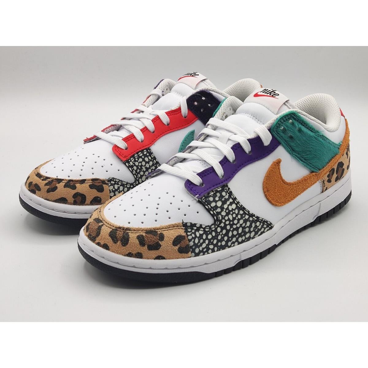 Nike Women`s Dunk Low SE Safari Mix Shoes Multicolor DN3866-100 Size 9.5 W