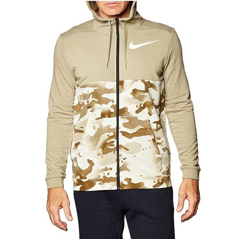 Nike Dri-fit Full Zip Camo Jacket Men`s Size Xxl
