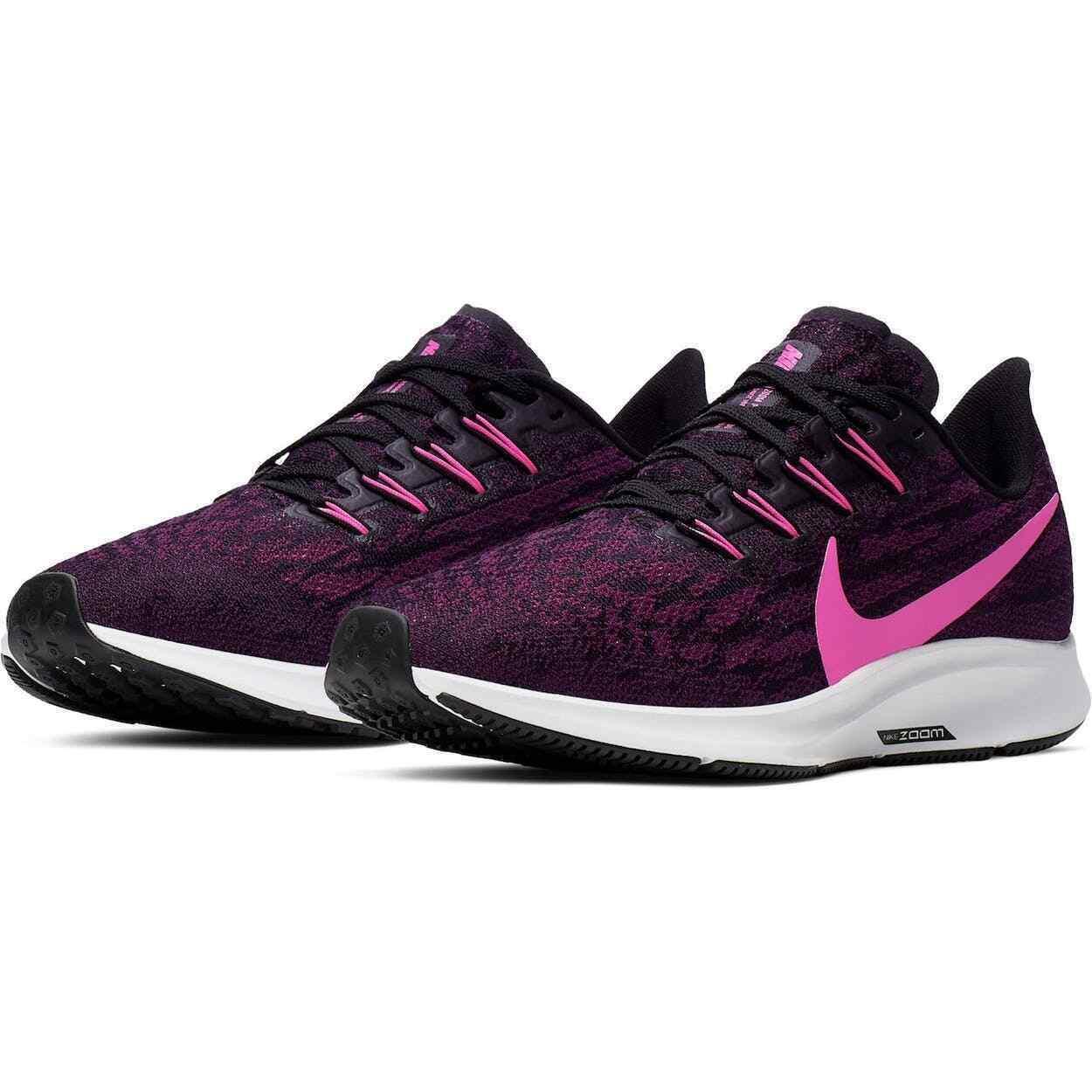 pink and black womens nike shoes