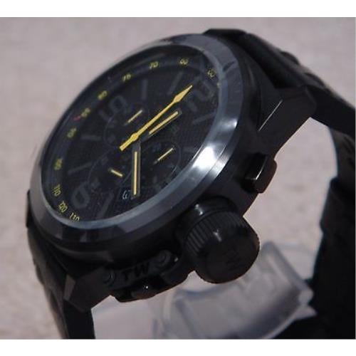 TW Steel watch  - Black Dial, Black Band