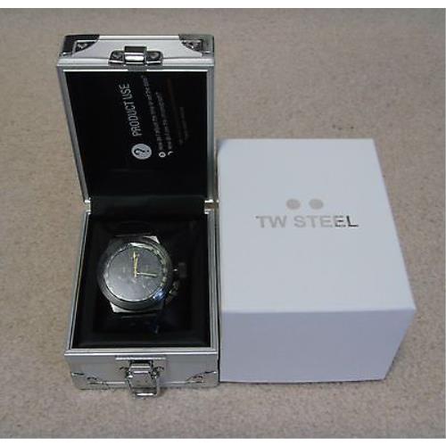 TW Steel watch  - Black Dial, Black Band