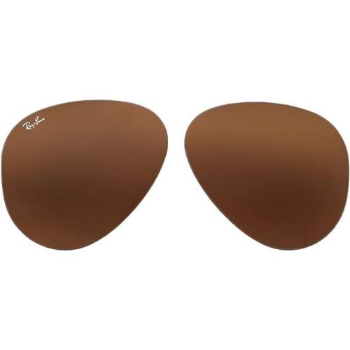 Ray Ban RB3025 Aviator Brown Replacement Lenses Glass- 58mm