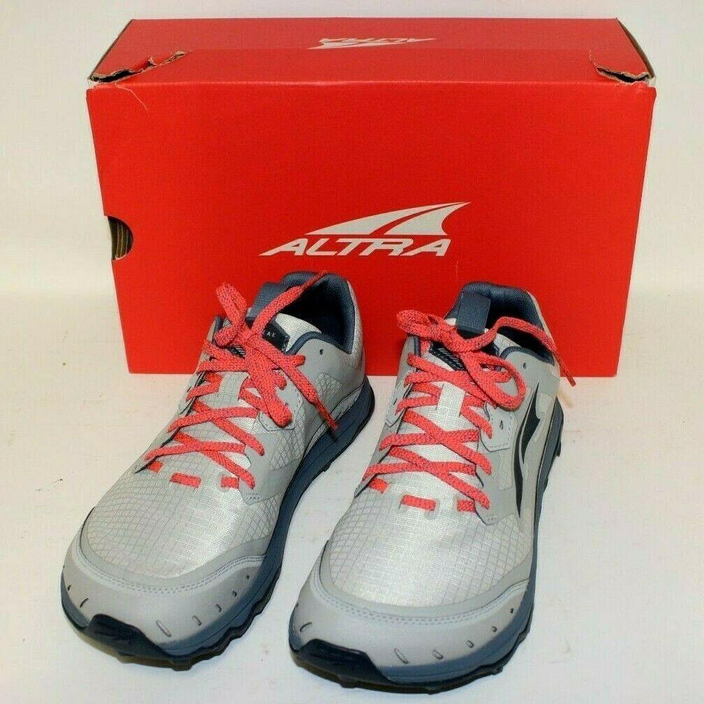 Men`s Altra Lone Peak 6 Grey Blue Running Shoes Size 11 W/ Box Ships Free