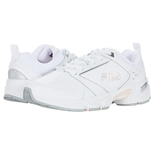 Fila Memory Decimus 8 Sneaker White/Pink Dogwood/Metallic Silver