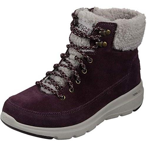 Skechers Women`s Glacial Ultra-16677 Fashion Boot - Choose Sz/col Burgundy