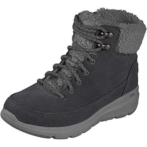 Skechers Women`s Glacial Ultra-16677 Fashion Boot - Choose Sz/col Charcoal