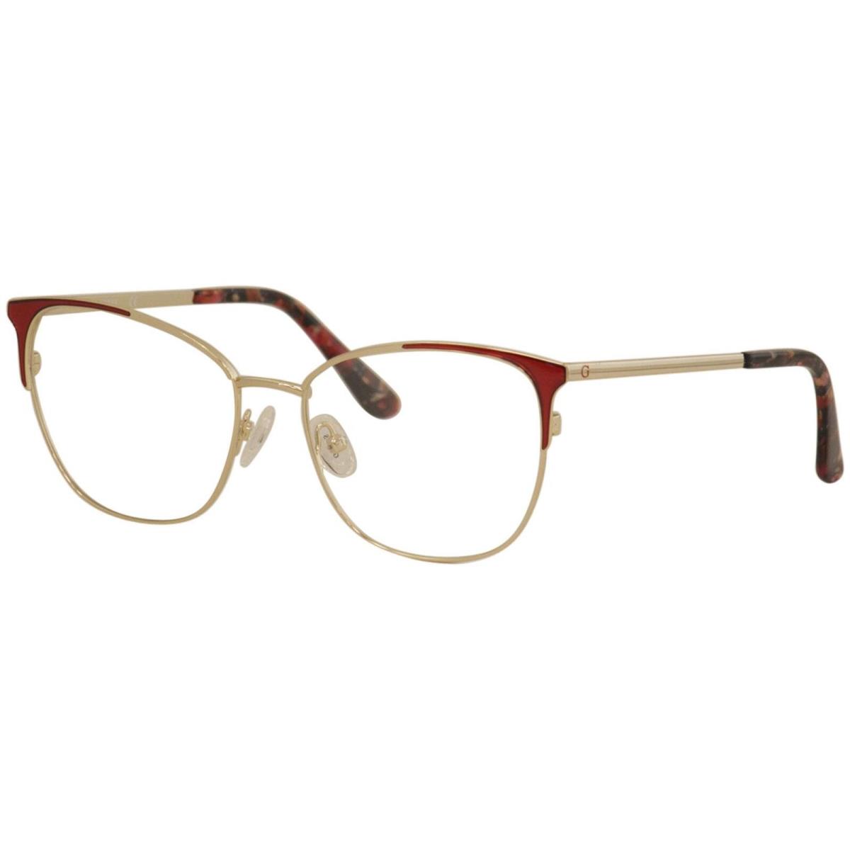 Guess Eyeglasses GU2705 GU/2705 071 Bordeaux/gold Full Rim Optical Frame 53mm