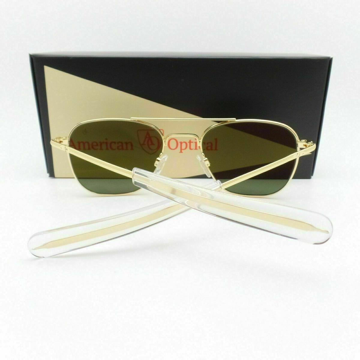 American Optical Original Pilot AO American Optical Pilot 23k Gold Green Lens Options Sunglasses