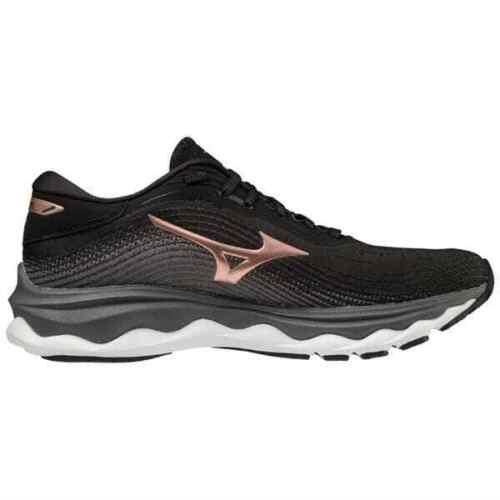 Mizuno Wave Sky 5 J1GD210244 Black/rose Copper Women`s Running Shoes - BLACK/ROSECOPPER/QSHADE