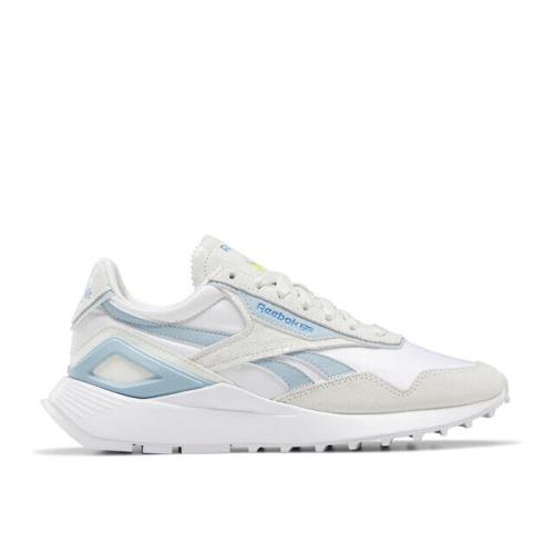 Womens Reebok Classic Legacy Grey Light Blue Casual Shoes Sizes 6-11 - White