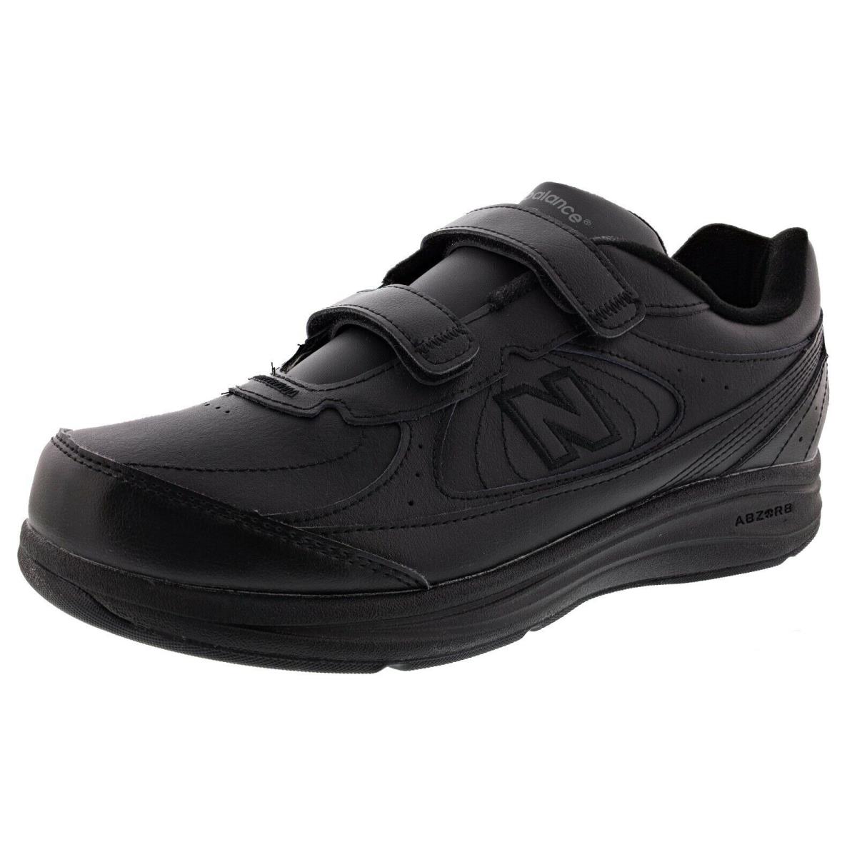 New Balance Men`s MW577VK 4E Width Dual Strap Closure Walking Shoes Black