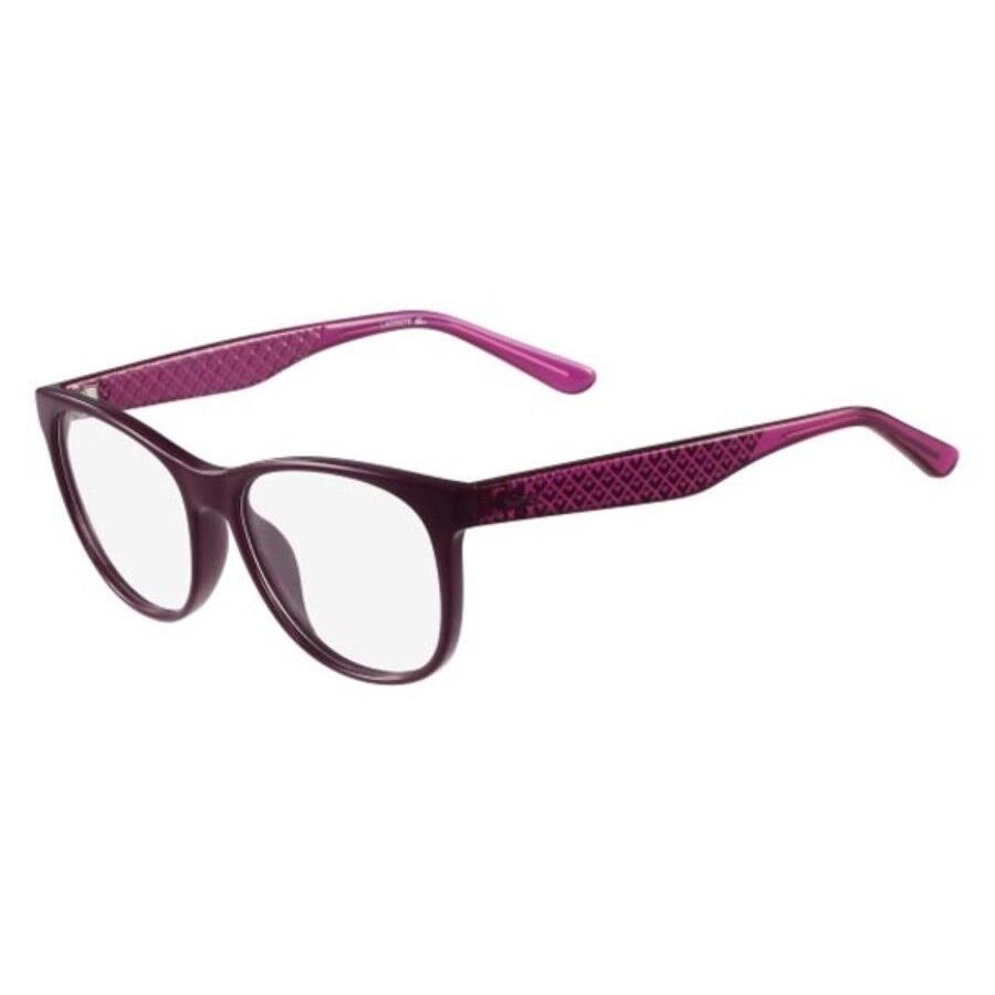 Lacoste L2773 526 52mm Cyclamen Pink Ladies Eyeglasses Ophthalmic Rx Frame