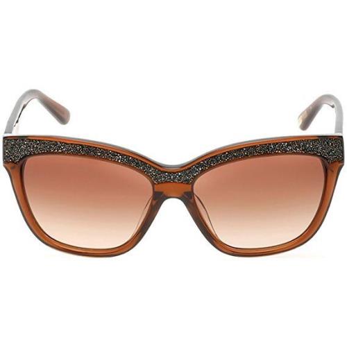 Guess Marciano Sunglass GM 729 50F Dark Brown Glitter/gradient Brown 57mm GM0729